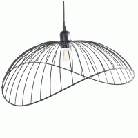 Candeeiro Suspensão em Ferro Preto